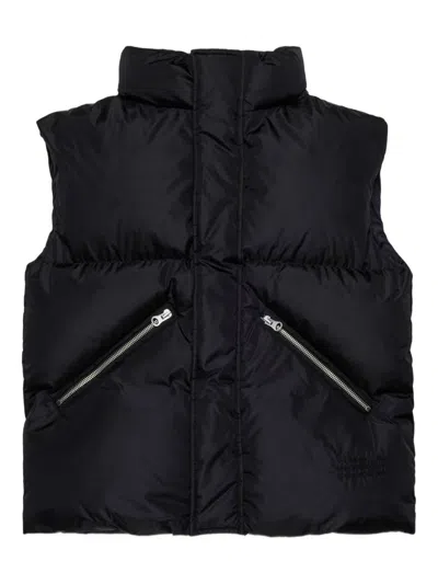 MM6 MAISON MARGIELA MM6 MAISON MARGIELA KIDS GILET WITH NUMERICAL GRAPHICS