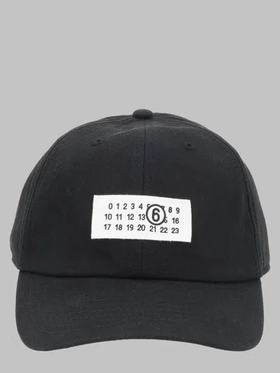 Mm6 Maison Margiela Kids Hat In Black