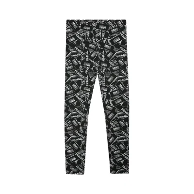 Pre-owned Mm6 Maison Margiela Kids Leggings 'black' | Kid's Size 10