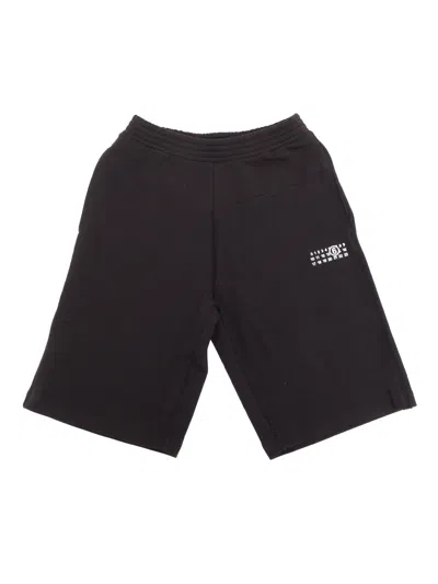 Mm6 Maison Margiela Kids Mm6 P167 U Calzoncini In Animal Print