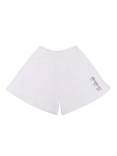 Mm6 Maison Margiela Kids Mm6 P180 U Calzoncini In White