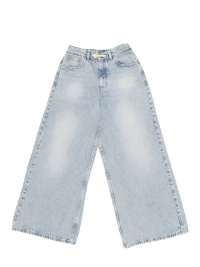 Mm6 Maison Margiela Kids Mm6 P42 U Pantaloni In Blue