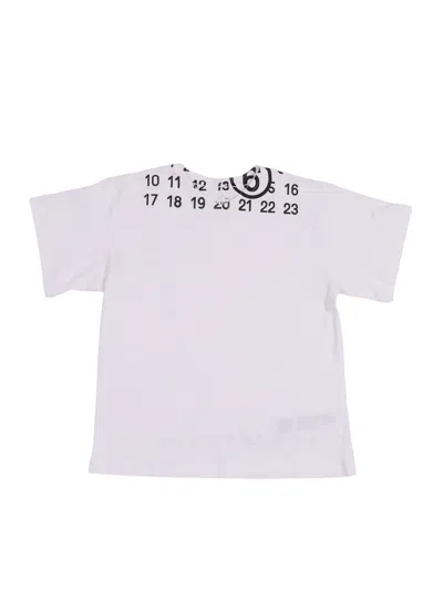 Mm6 Maison Margiela Kids Mm6 T145 U Maglietta In White