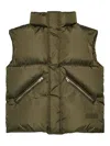 Mm6 Maison Margiela Kids Numeric Graphic Vest In Green