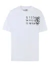 Mm6 Maison Margiela White T-shirt For Kids With Logo In White