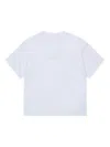 Mm6 Maison Margiela T-shirt In Jersey Con Patch Numeric Logo In White