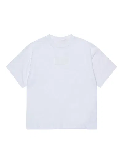 MM6 MAISON MARGIELA MM6 MAISON MARGIELA KIDS T-SHIRT WITH LOGO APPLICATION
