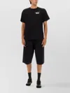 Mm6 Maison Margiela Knee-length Shorts Featuring Elastic Waistband In Black