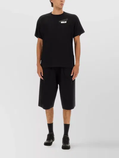 MM6 MAISON MARGIELA KNEE-LENGTH SHORTS FEATURING ELASTIC WAISTBAND