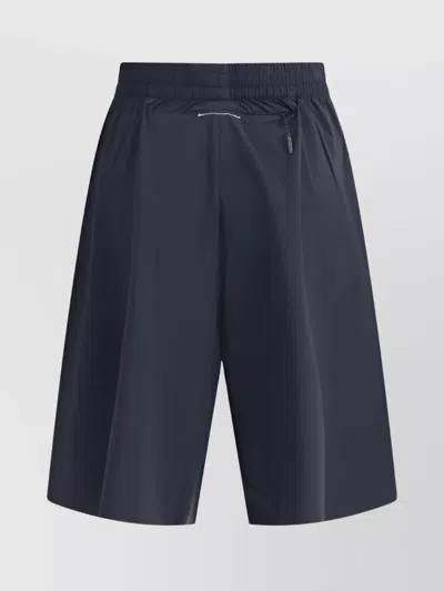 Mm6 Maison Margiela Knee Length Sporty Shorts With Side Pockets