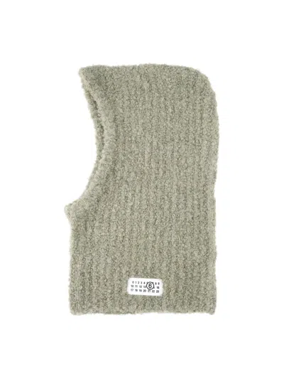 Mm6 Maison Margiela Knit Balaclava In Green