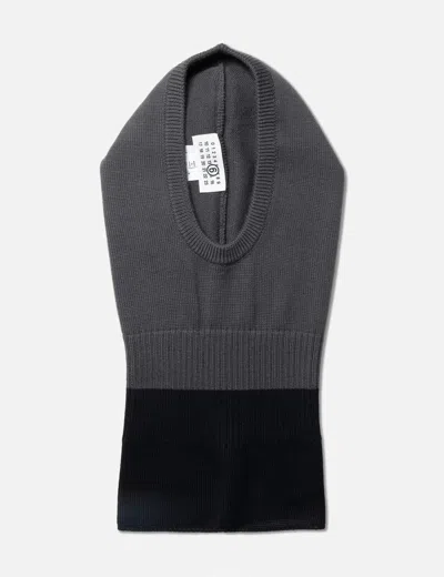 Mm6 Maison Margiela Knit Balaclava In Grey/灰色/그레이/グレー