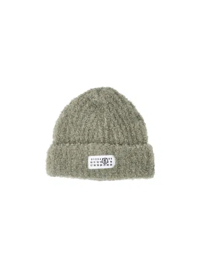 Mm6 Maison Margiela Knit Beanie In Green
