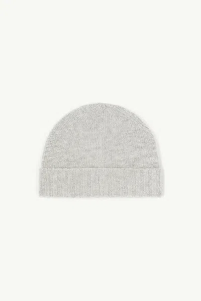 Mm6 Maison Margiela Knit Beanie In Grey Melange