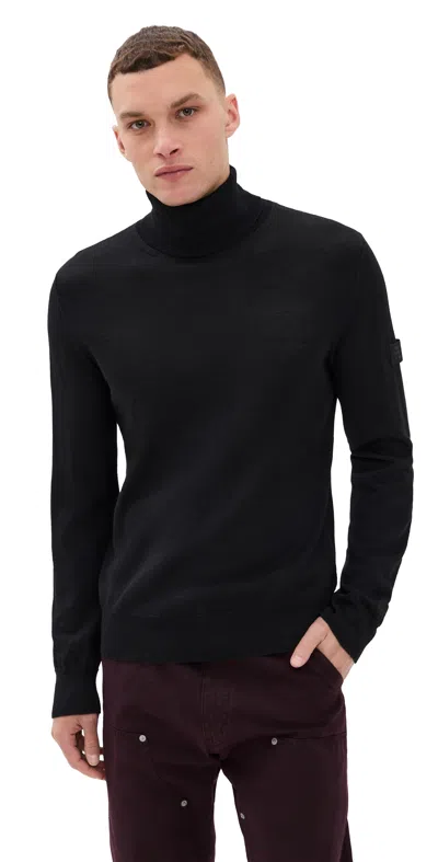 Mm6 Maison Margiela Knit Turtleneck Sweater Black
