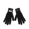 Mm6 Maison Margiela Knitted Gloves With Numerical Logo In Black
