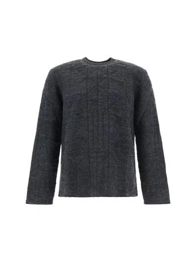 Mm6 Maison Margiela Knitwear In Gray