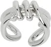 Mm6 Maison Margiela Knotted Ring In Silver