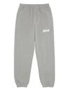 Mm6 Maison Margiela Label-detail Track Pants In Gray