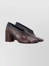 Mm6 Maison Margiela Décolleté "anatomic" In Brown