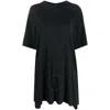 Mm6 Maison Margiela Ladies Black Numbers-print Cotton Playsuit In Black
