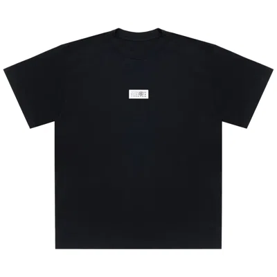 Pre-owned Mm6 Maison Margiela Lapel T-shirt 'black' | Women's Size M