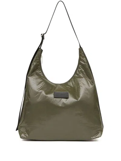 Mm6 Maison Margiela Large Padded Shoulder Bag In Green