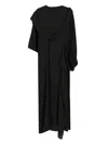 Mm6 Maison Margiela Layered Dress Dresses Black In Black