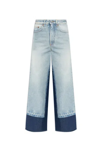 MM6 MAISON MARGIELA MM6 MAISON MARGIELA LAYERED PANELLED JEANS