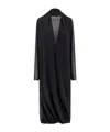 Mm6 Maison Margiela Layered Sheer Maxi Dress In Black