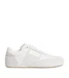 Mm6 Maison Margiela White Leather And Suede Sneaker In White