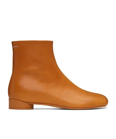 Mm6 Maison Margiela Leather Ankle Boots