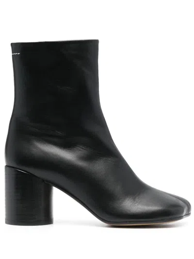 MM6 MAISON MARGIELA MM6 MAISON MARGIELA LEATHER ANKLE BOOTS