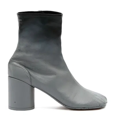 MM6 MAISON MARGIELA LEATHER ANKLE BOOTS