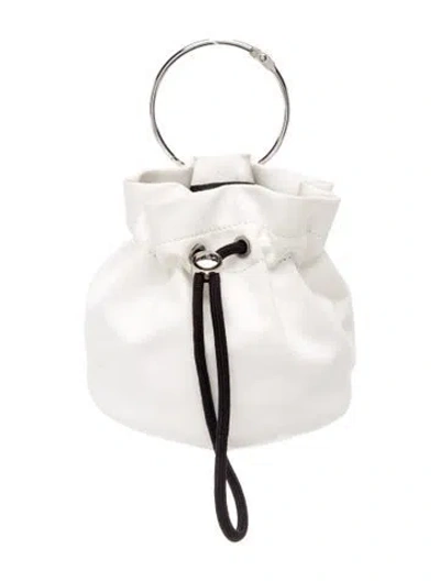 Pre-owned Mm6 Maison Margiela Leather Backpack In Neutrals