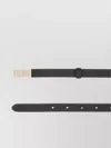 Mm6 Maison Margiela Leather Belt With Adjustable Length And Multiple Holes
