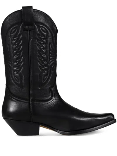 MM6 MAISON MARGIELA LEATHER BOOTS