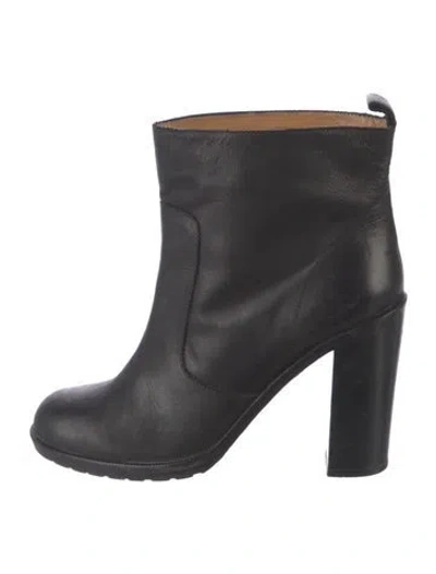 Pre-owned Mm6 Maison Margiela Leather Boots In Black