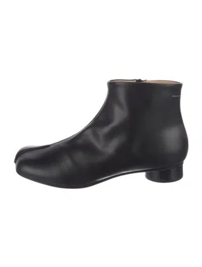 Pre-owned Mm6 Maison Margiela Leather Boots In Black