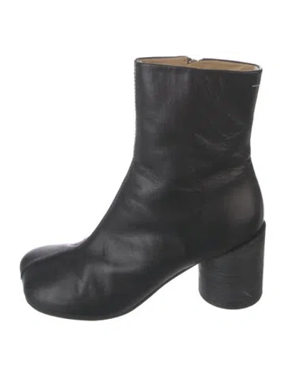 Pre-owned Mm6 Maison Margiela Leather Boots In Black