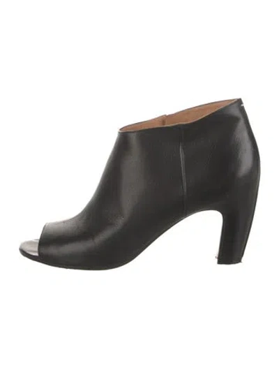Pre-owned Mm6 Maison Margiela Leather Boots In Black