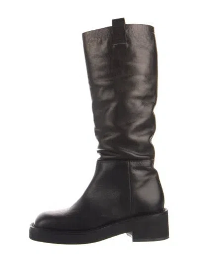 Pre-owned Mm6 Maison Margiela Leather Boots In Brown