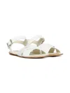 Mm6 Maison Margiela Leather Sandals With Numeric Logo In White