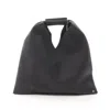 Mm6 Maison Margiela Leather Handbag In Black