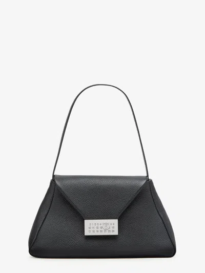 Mm6 Maison Margiela Leather Handbag In Black