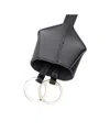Mm6 Maison Margiela Mm6 By Maison Margiela Structured Leather Keychain In Black