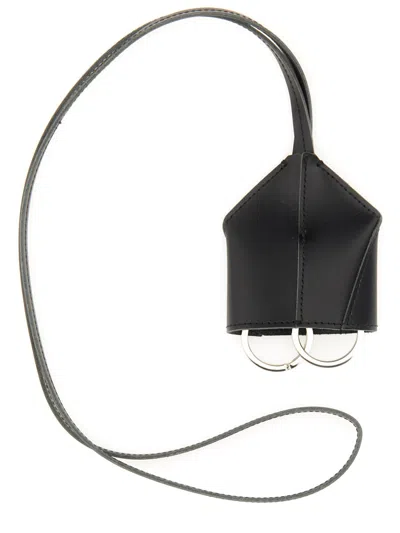 MM6 MAISON MARGIELA LEATHER KEYCHAIN