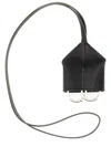 Mm6 Maison Margiela Mm6 By Maison Margiela Structured Leather Keychain In Black