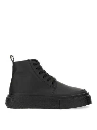 MM6 MAISON MARGIELA LEATHER LACE-UP SNEAKER