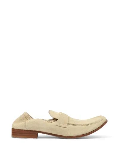 Mm6 Maison Margiela Leather Loafers In Neutral